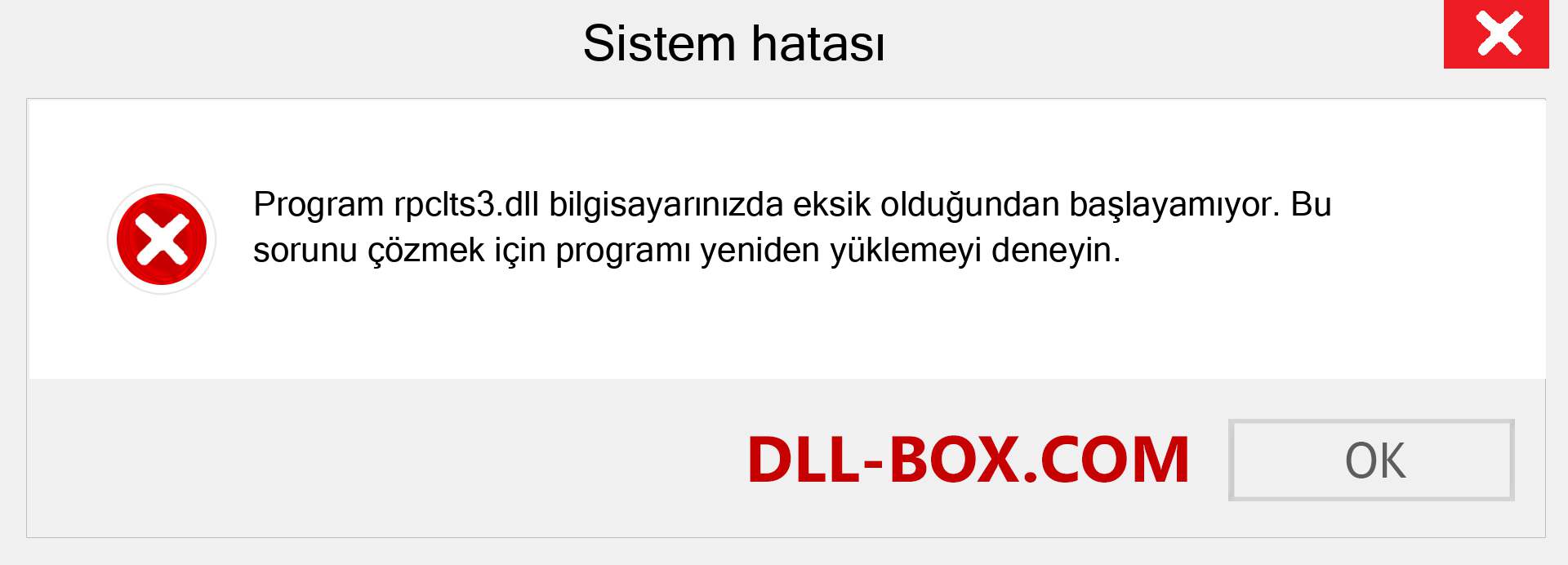 rpclts3.dll dosyası eksik mi? Windows 7, 8, 10 için İndirin - Windows'ta rpclts3 dll Eksik Hatasını Düzeltin, fotoğraflar, resimler